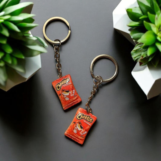 Cheetos crips keychain / Cheetos chips keychains , Cheetos keychain , Cheetos keyrings