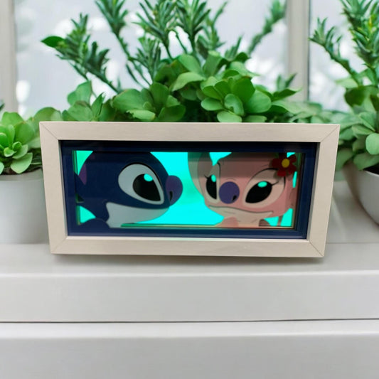 sti.tch lights box, night light , light box ,night kid themed ,
