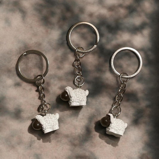 Sheep keychains , animal keychain farming animals , sheep , blck face sheep , wool, lambing time