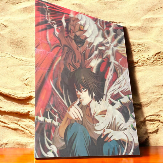 3D poster 3 phases , poster, 3D , anime