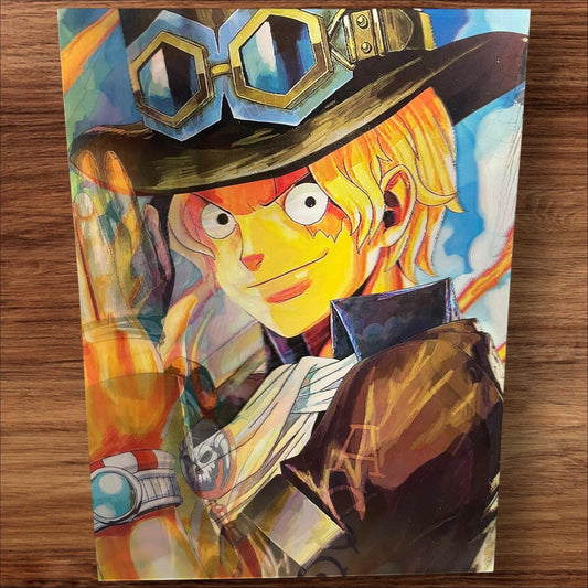 3D poster 3 phases , poster, 3D , anime