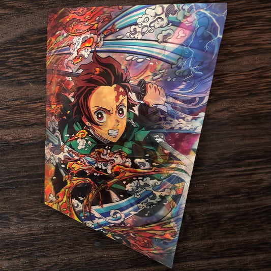 3D poster 3 phases , poster, 3D , anime