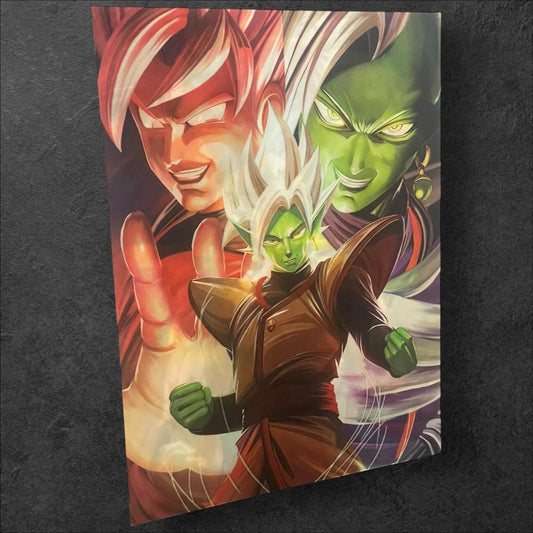 3D Anime Poster: Dynamic 3-Phase Design