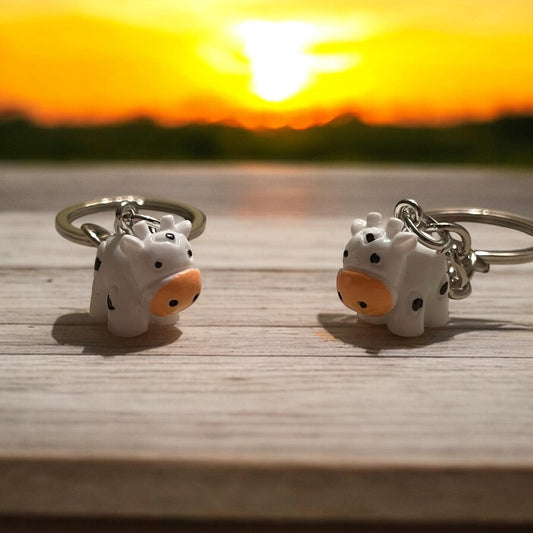 Cows  keychains  , animal keychain farming animals , cows  , milks , calfing time
