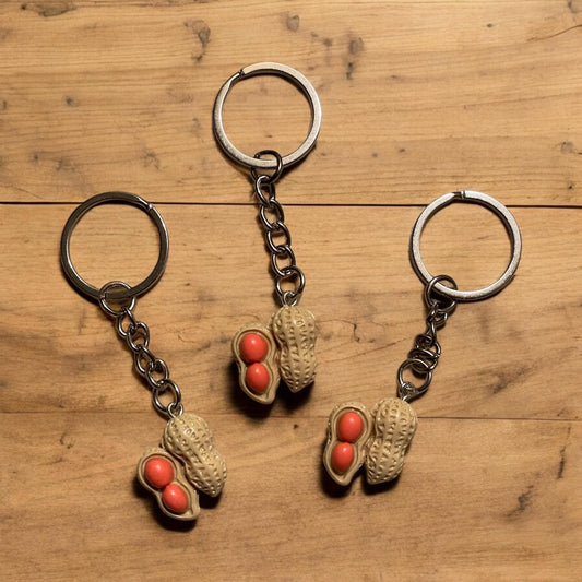 Peanut keychains, peanuts , Biscuit keychains , gifts ,