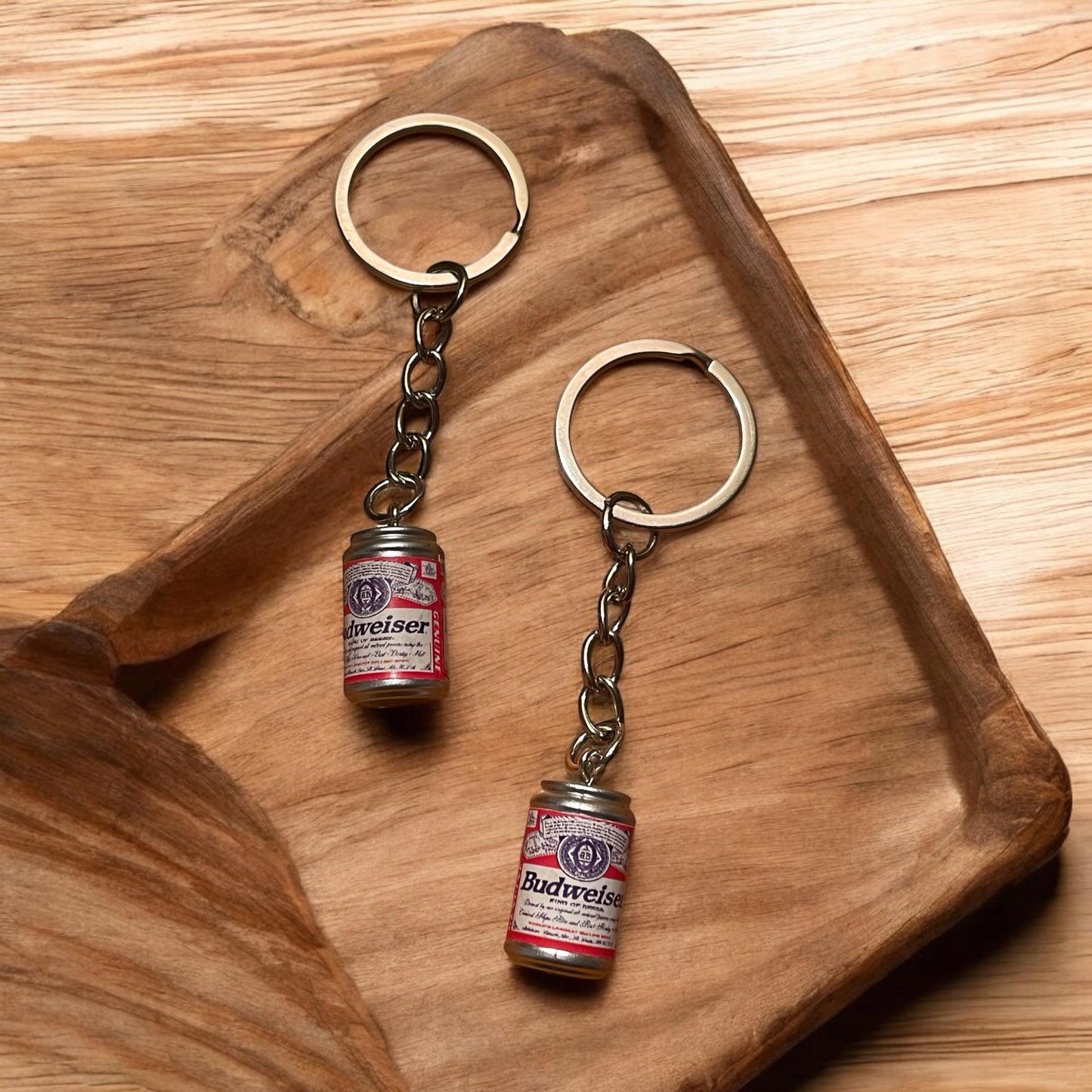 Budweiser keychains , gifts , budweise tins , Budweiser , Budweiser tin keychain , for dad , for him
