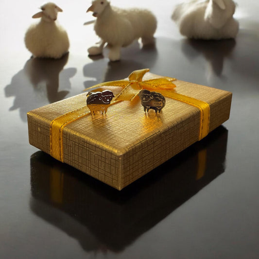 sheep stud earrings