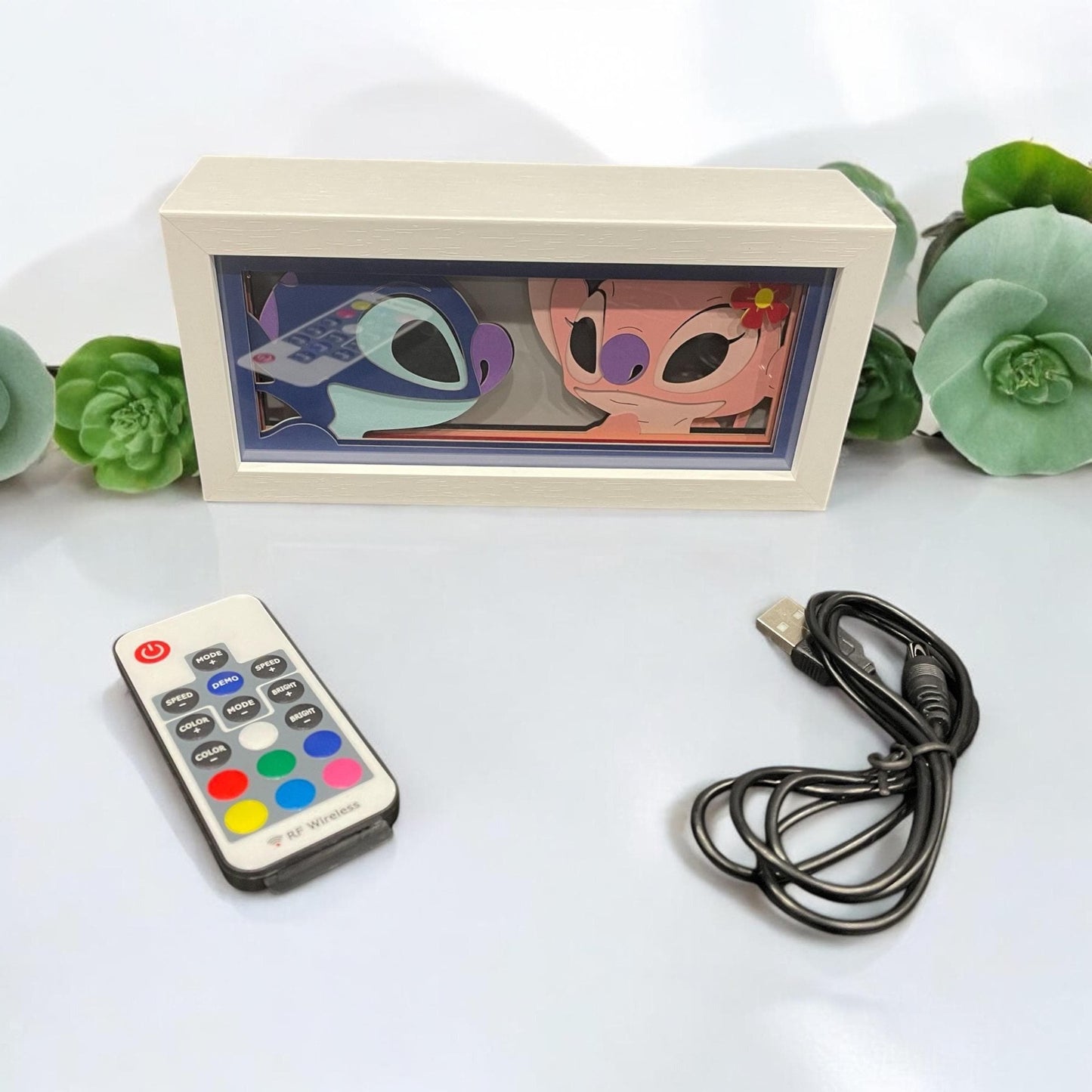 sti.tch lights box, night light , light box ,night kid themed ,