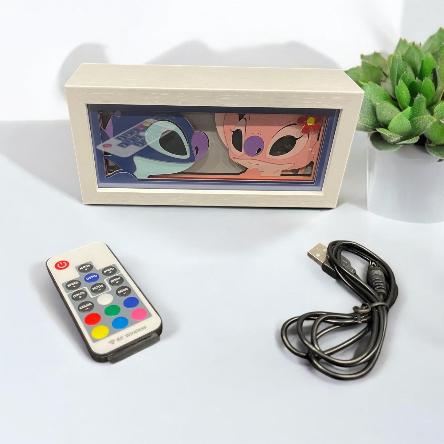 sti.tch lights box, night light , light box ,night kid themed ,