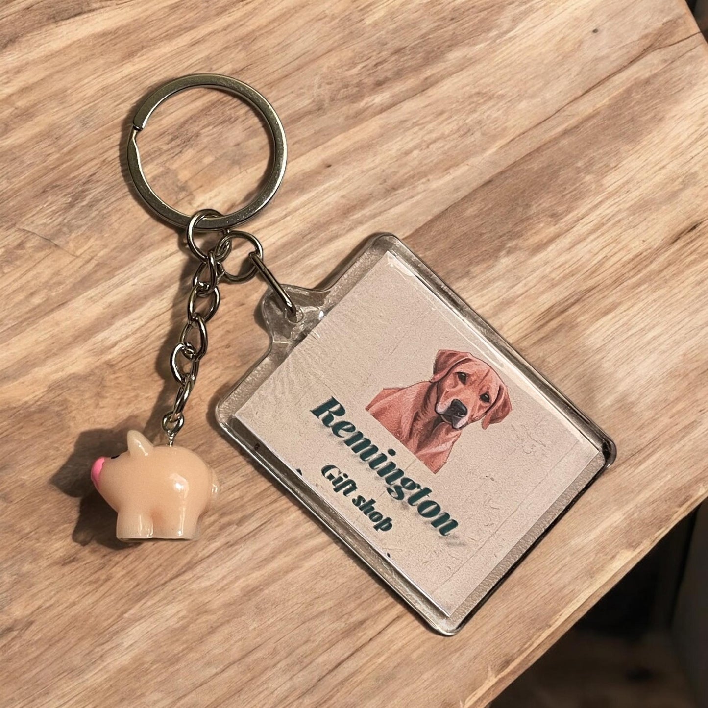 Pig keychains  , animal keychain farming animals , pigs , piglets, fallowing