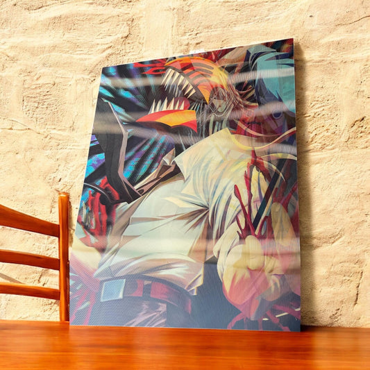 3D poster  3 phases ,  poster, 3D , anime