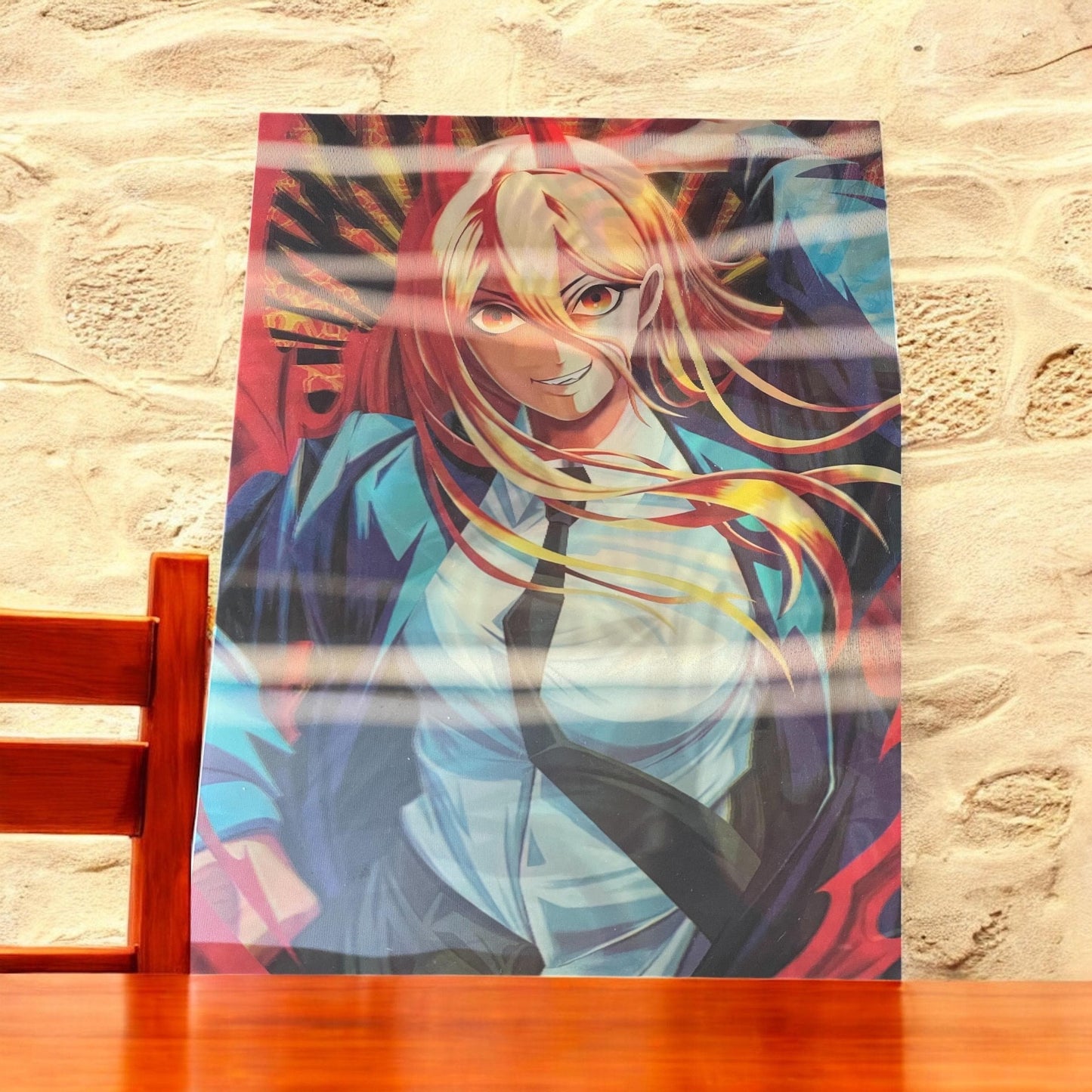 3D poster  3 phases ,  poster, 3D , anime