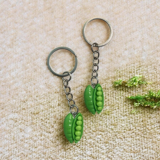 Peepods keychains , gifts , vegetable keychains