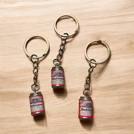 Budweiser keychains , gifts , budweise tins , Budweiser , Budweiser tin keychain , for dad , for him