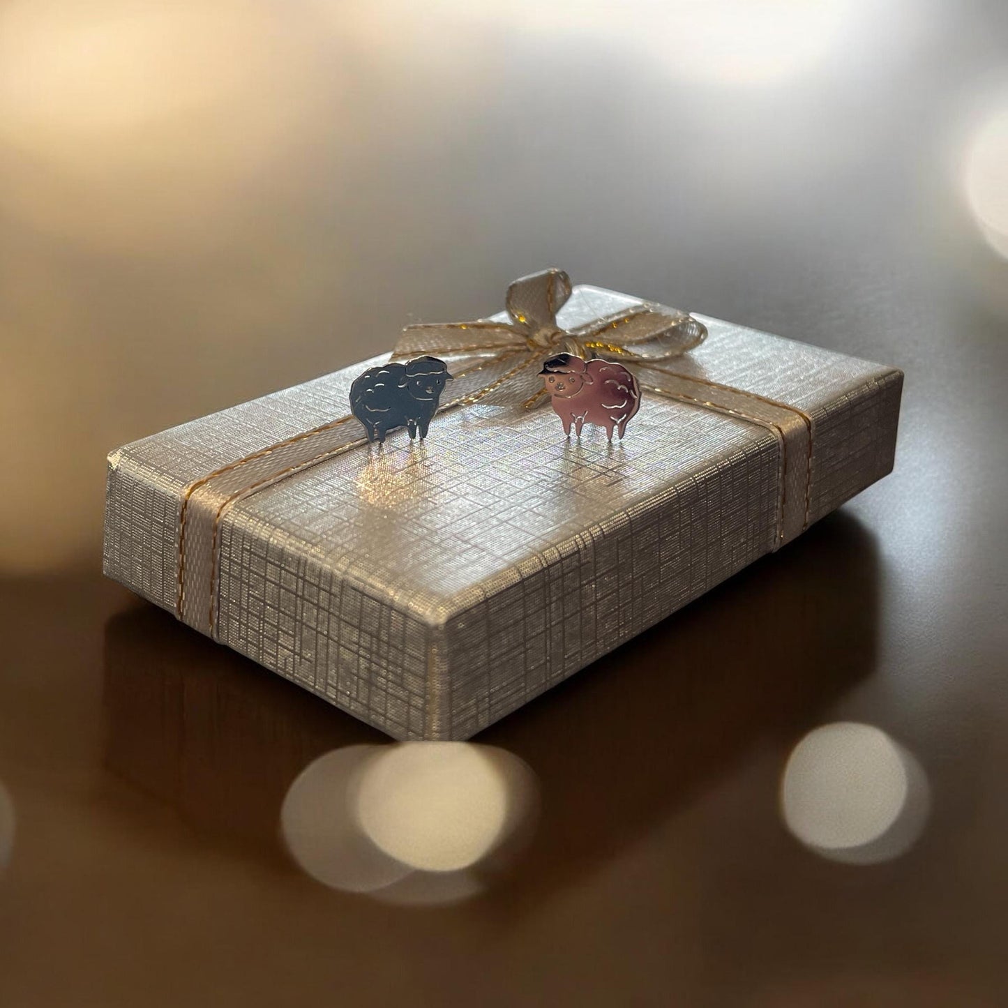 sheep stud earrings