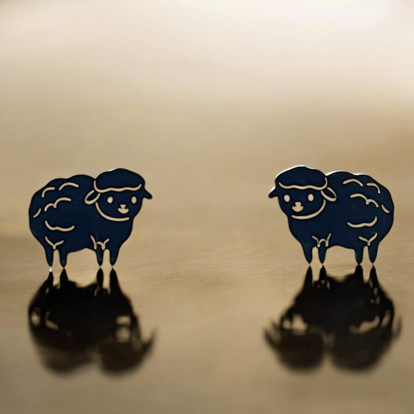 sheep stud earrings