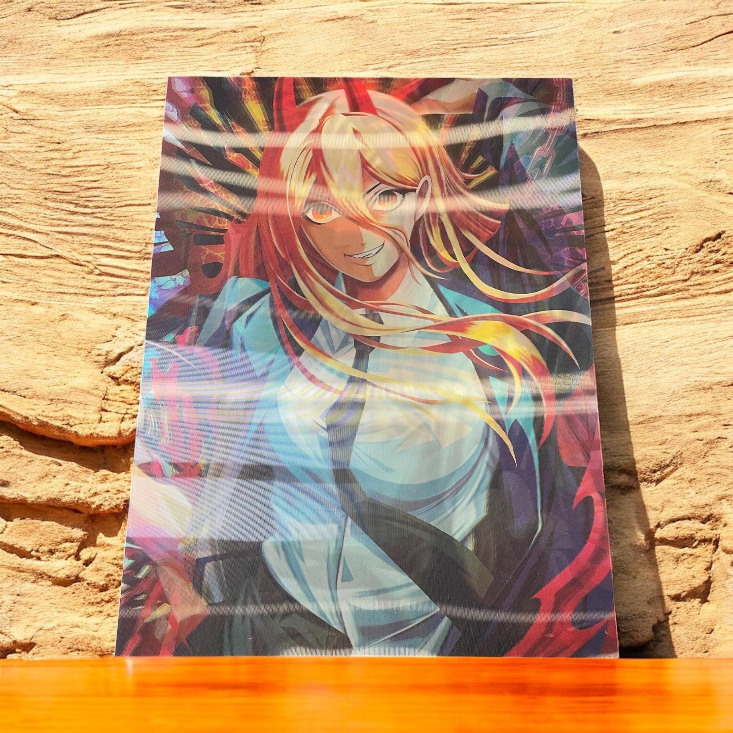 3D poster  3 phases ,  poster, 3D , anime