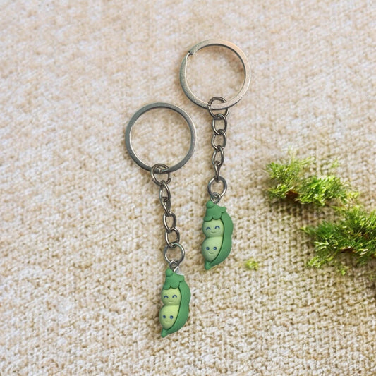 Peepods keychains , gifts , vegetable keychains