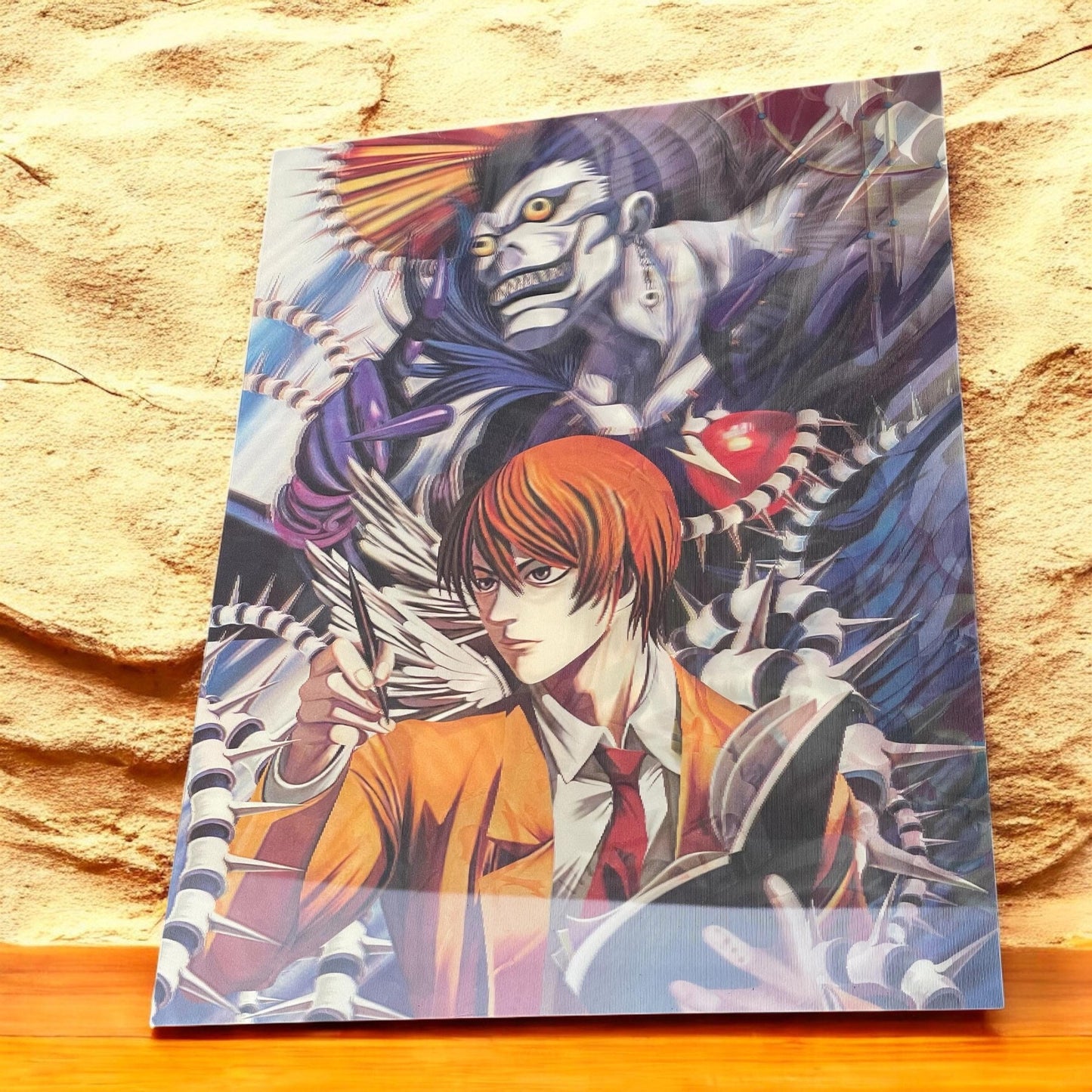 3D poster  3 phases ,  poster, 3D , anime