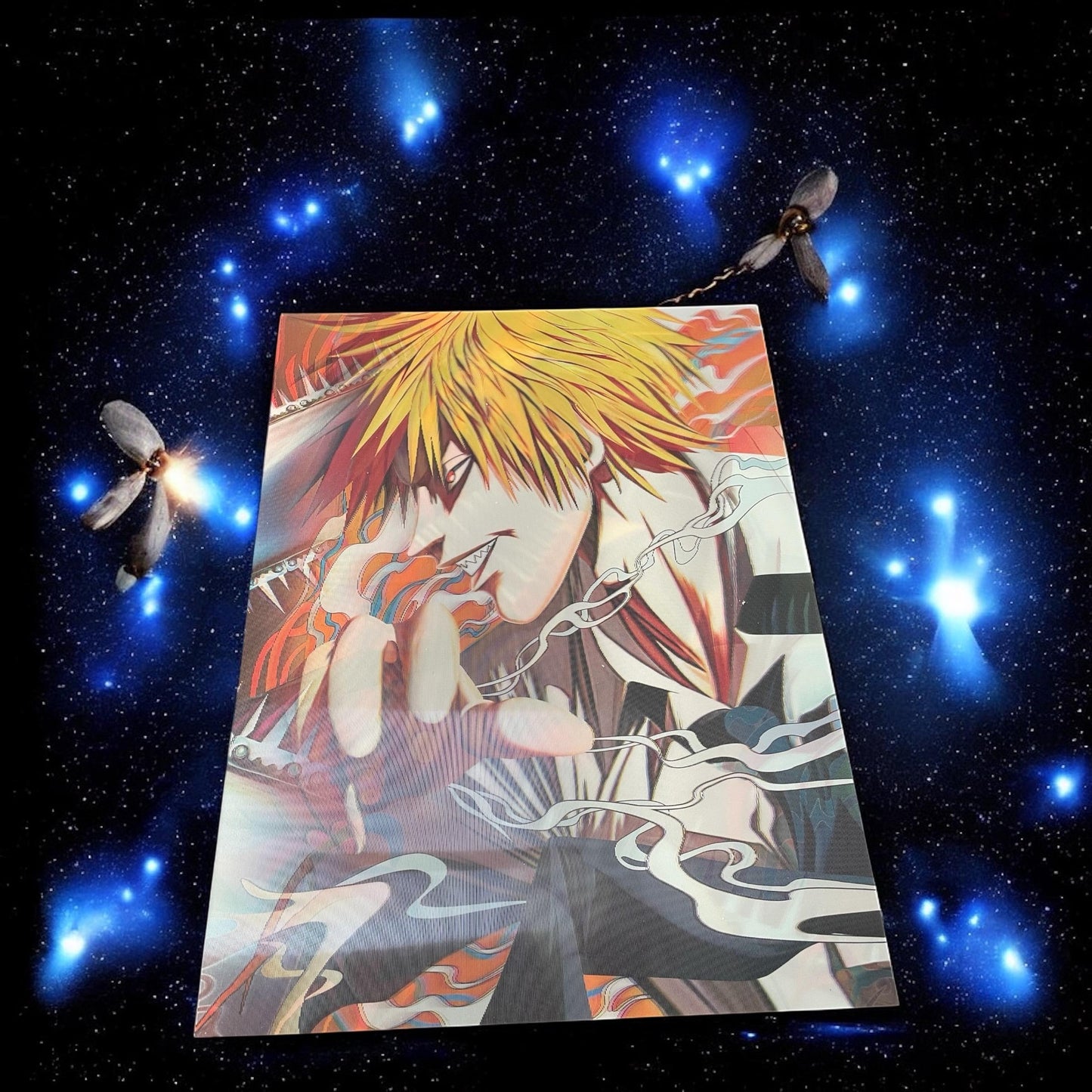 3D poster  2phases ,  poster, 3D , anime