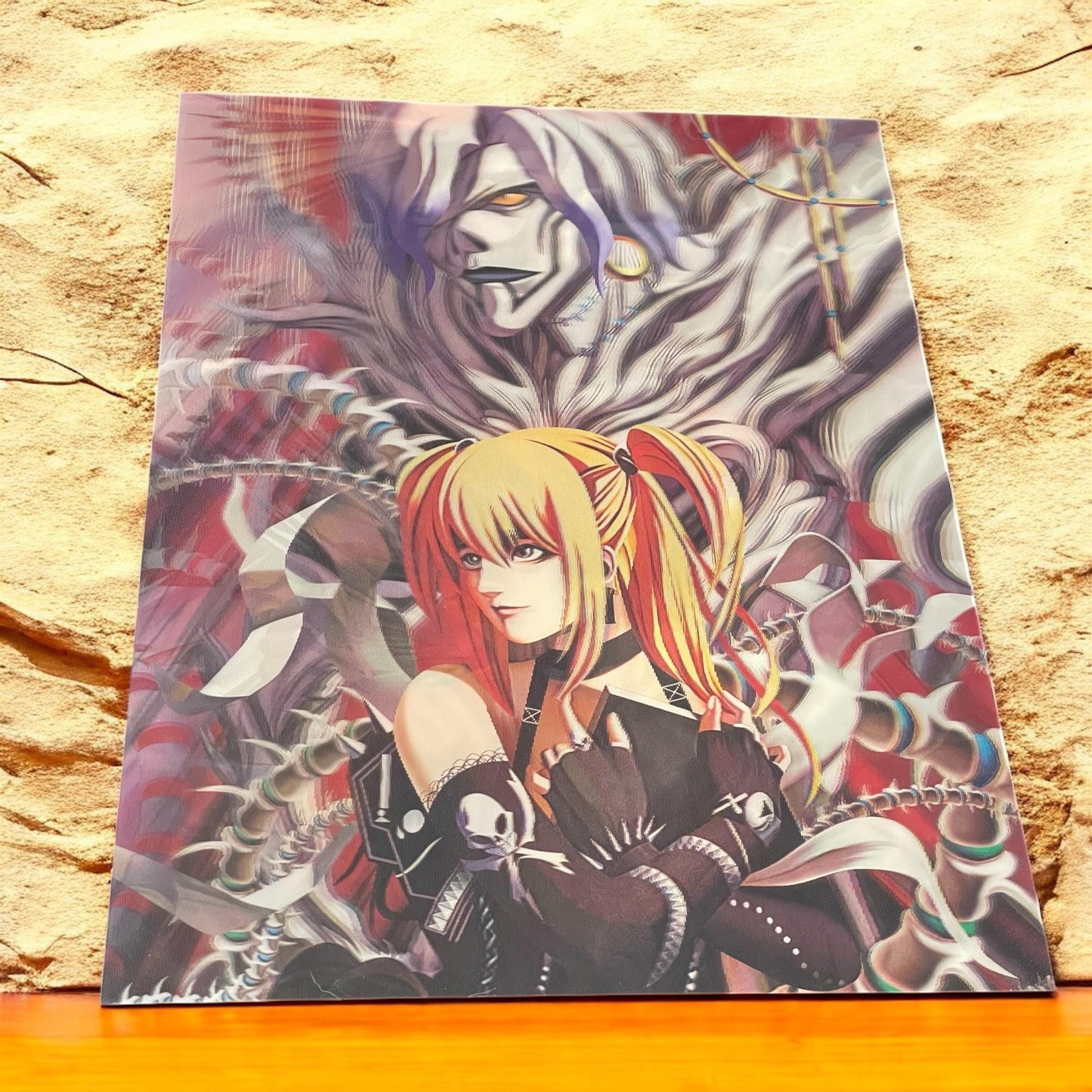 3D poster  3 phases ,  poster, 3D , anime