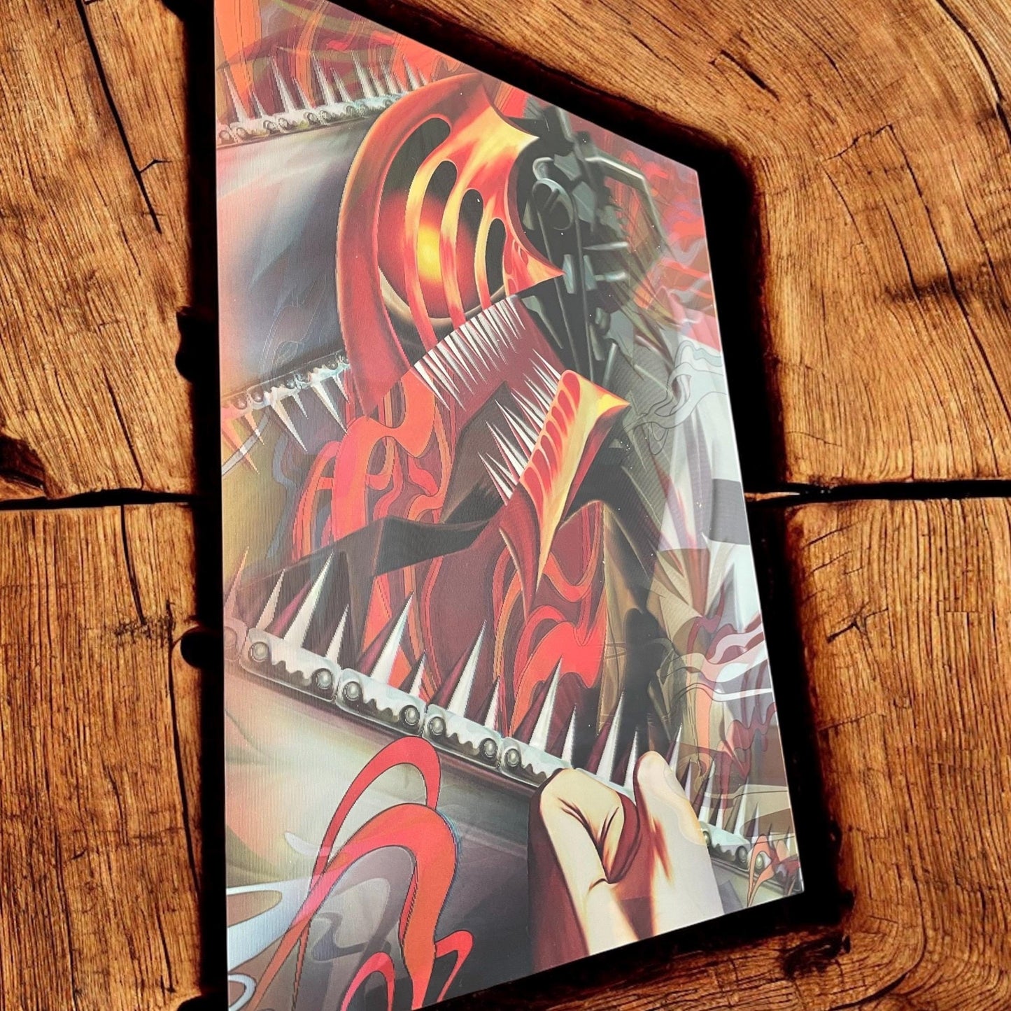 3D poster  2phases ,  poster, 3D , anime