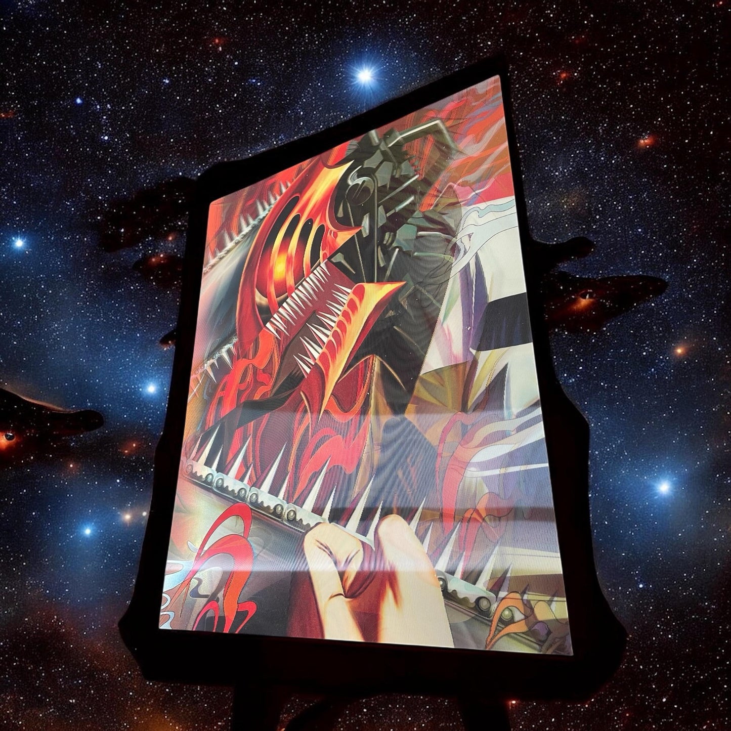 3D poster  2phases ,  poster, 3D , anime