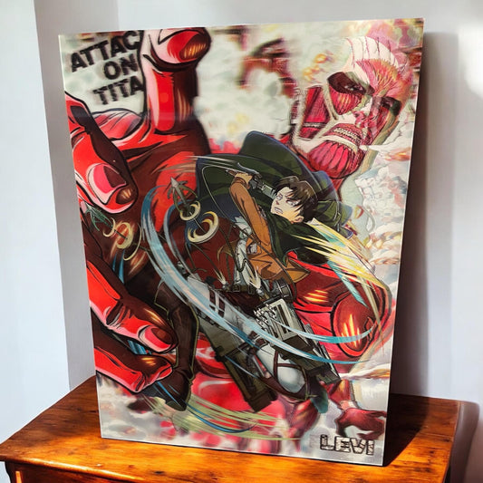 3D poster  3 phases ,  poster, 3D , anime
