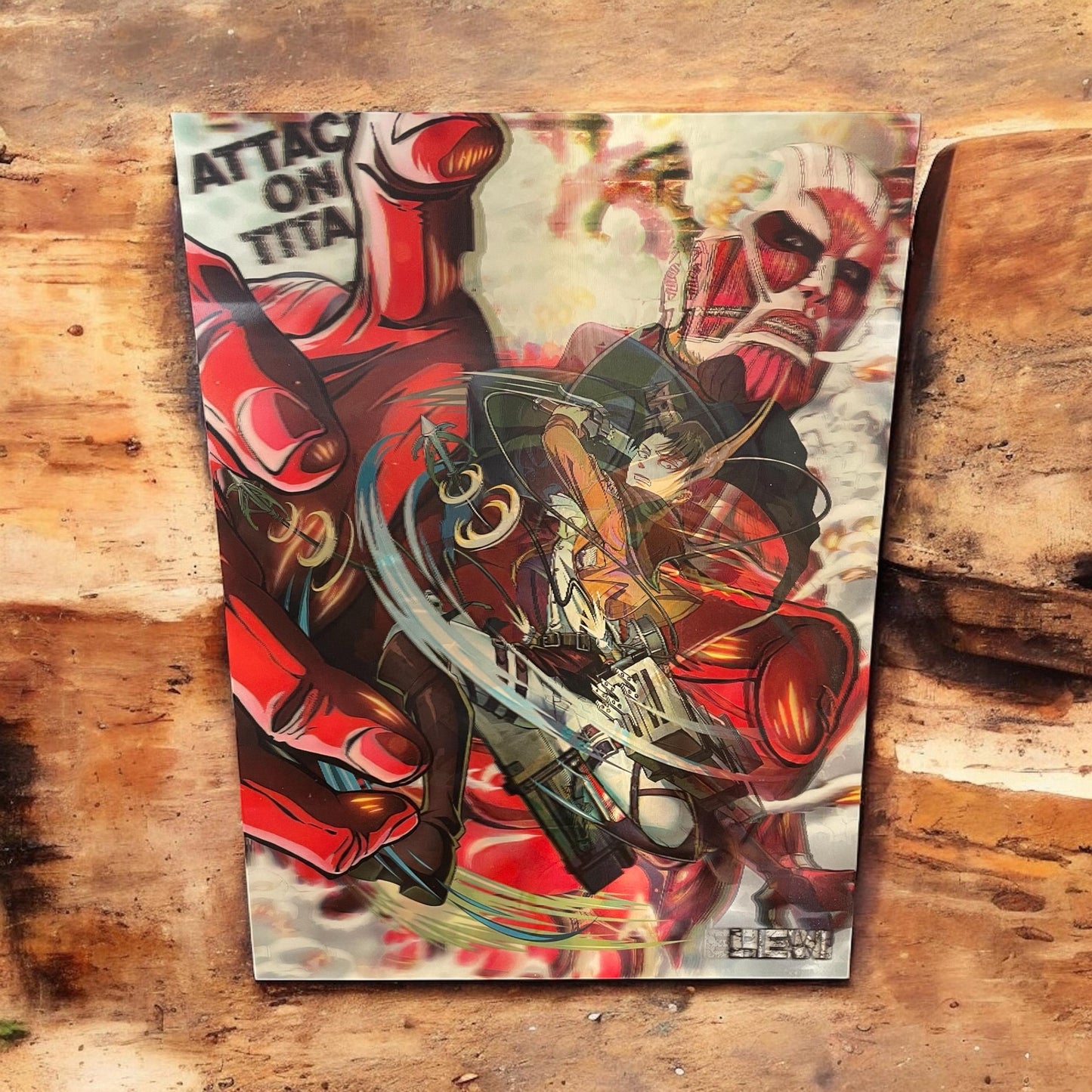 3D poster  3 phases ,  poster, 3D , anime