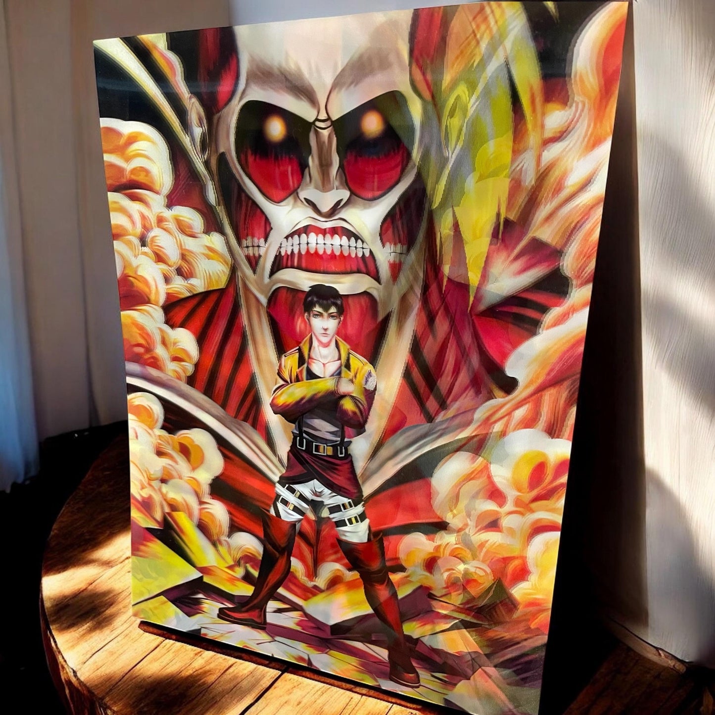 3D poster  3 phases ,  poster, 3D , anime