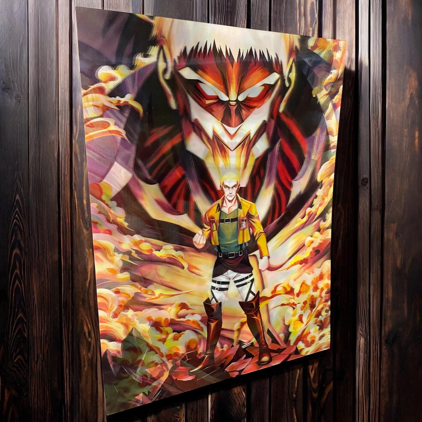 3D poster  3 phases ,  poster, 3D , anime