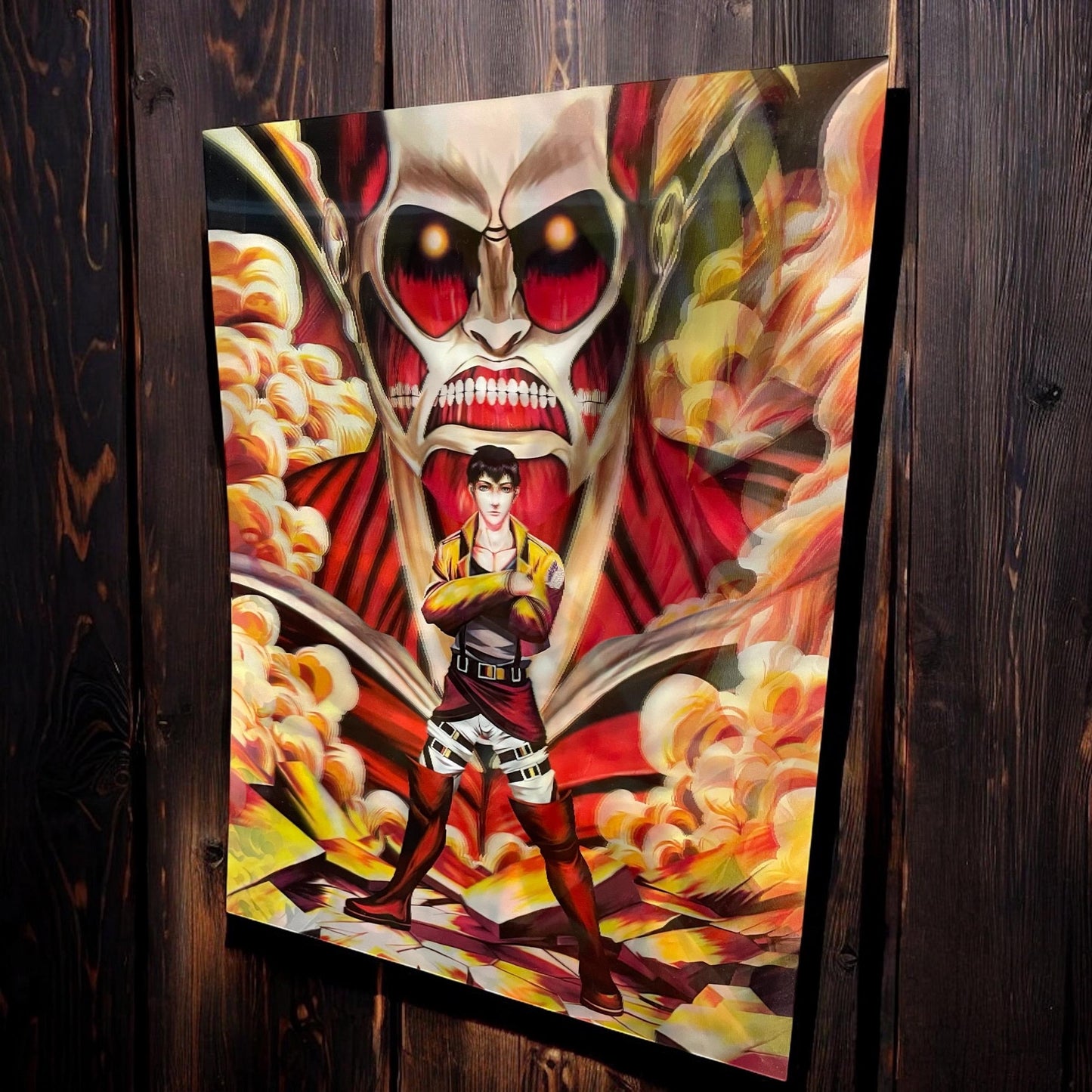 3D poster  3 phases ,  poster, 3D , anime