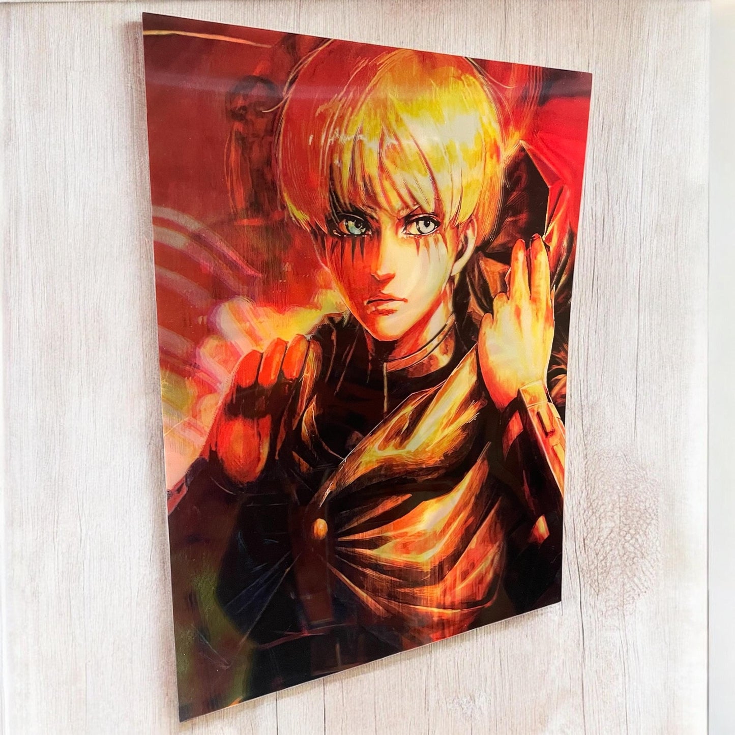 3D poster  3 phases ,  poster, 3D , anime