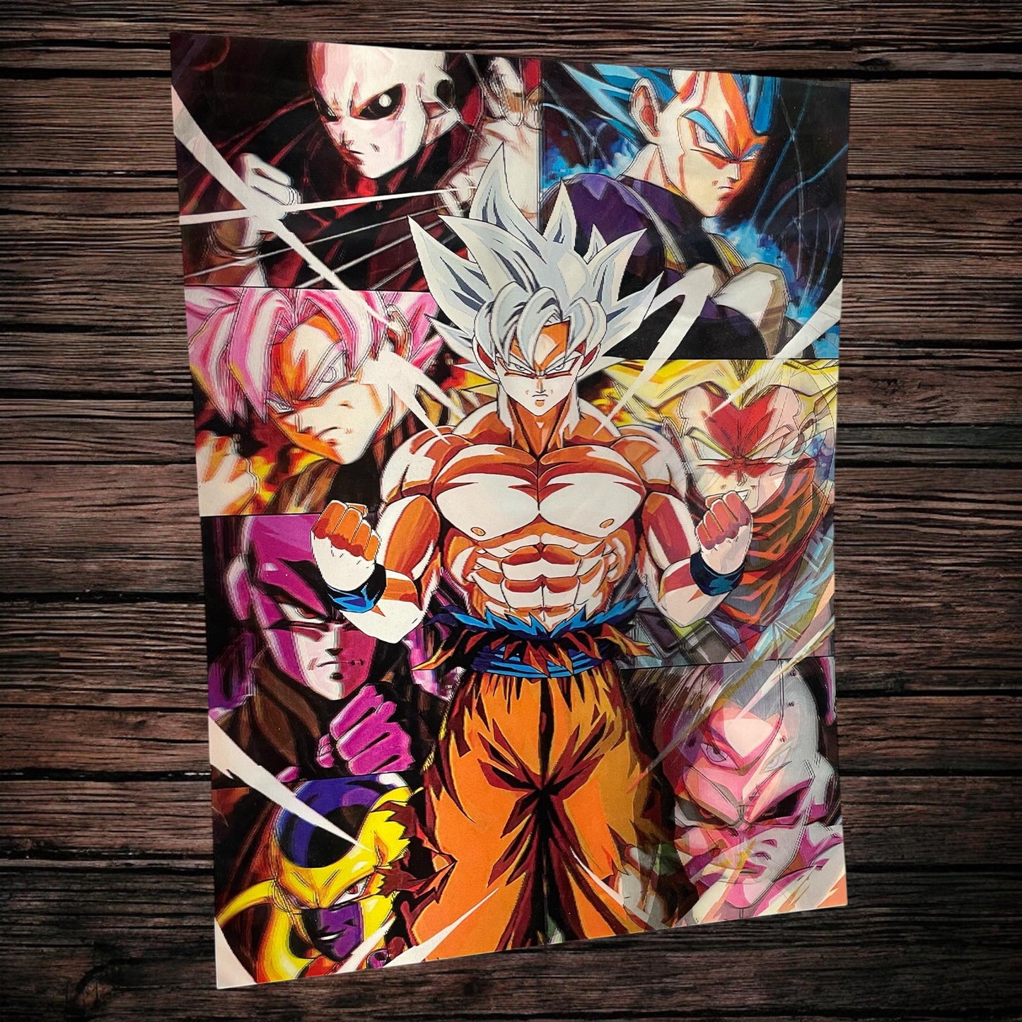 3D poster  3 phases ,  poster, 3D , anime