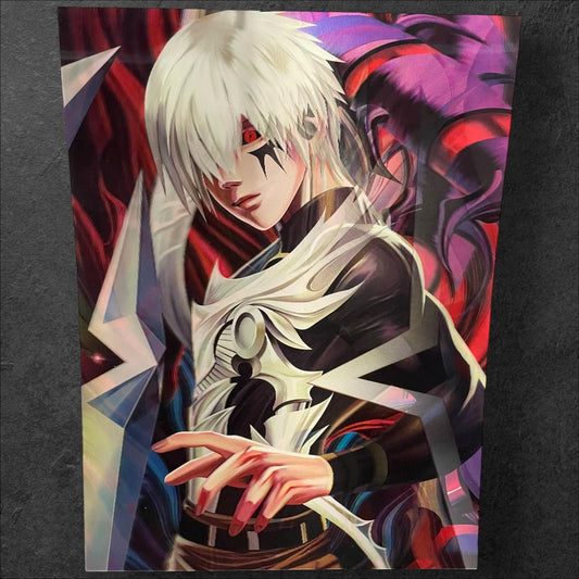 3D poster  3phases ,  poster, 3D , anime