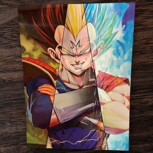 3D poster  3 phases ,  poster, 3D , anime