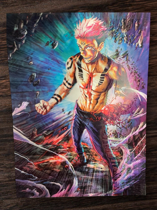 3D poster  2phases ,  poster, 3D , anime