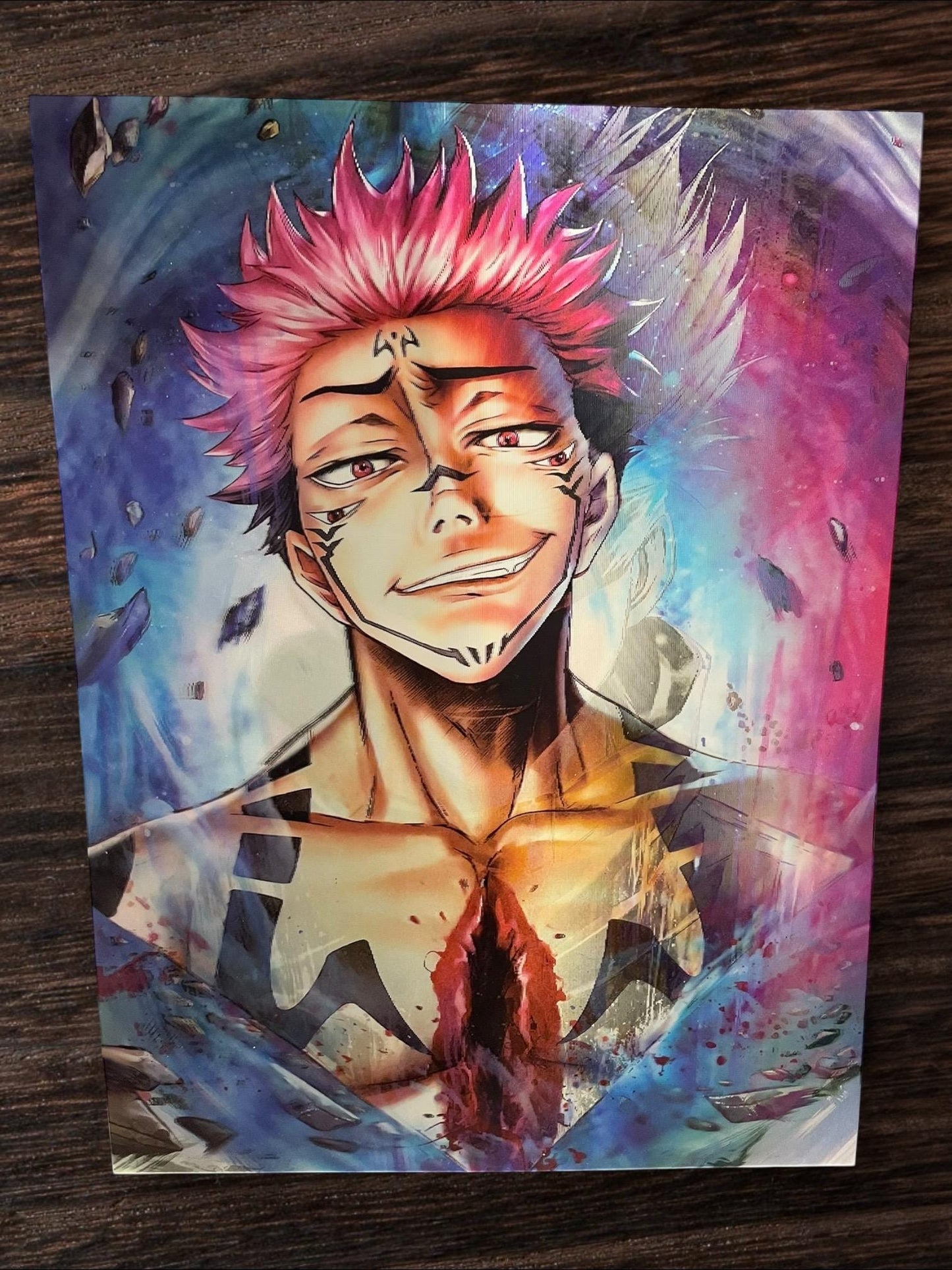 3D poster  2phases ,  poster, 3D , anime