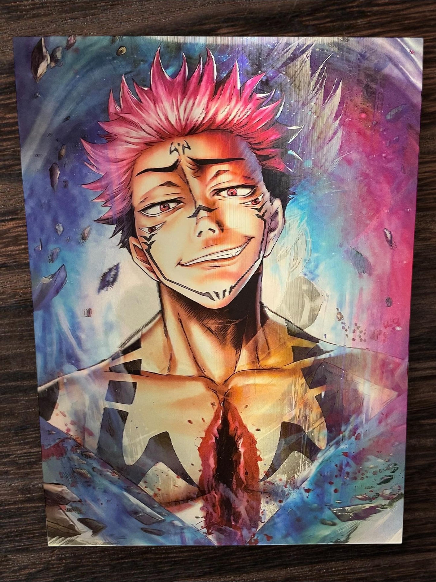 3D poster  2phases ,  poster, 3D , anime