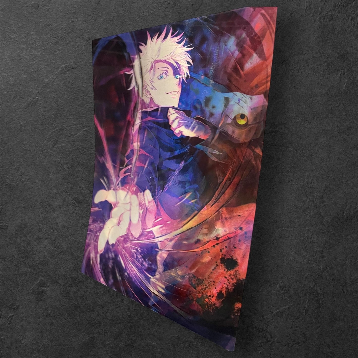 3D poster  3 phases ,  poster, 3D , anime