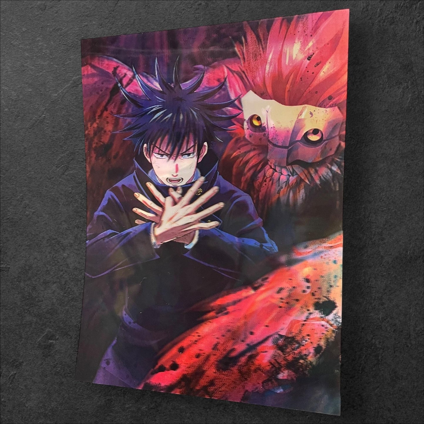 3D poster  3 phases ,  poster, 3D , anime