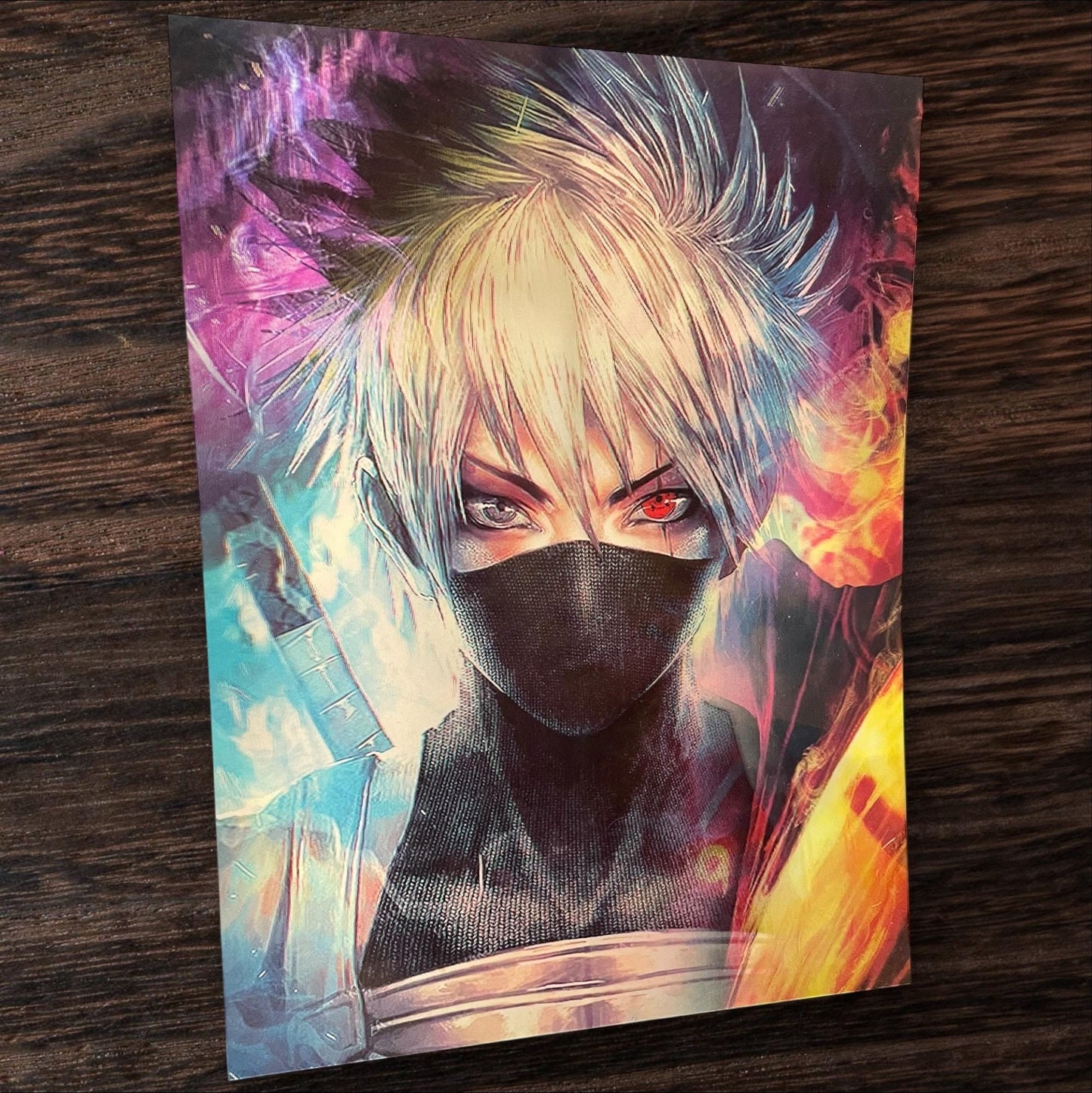 3D poster  3 phases ,  poster, 3D , anime
