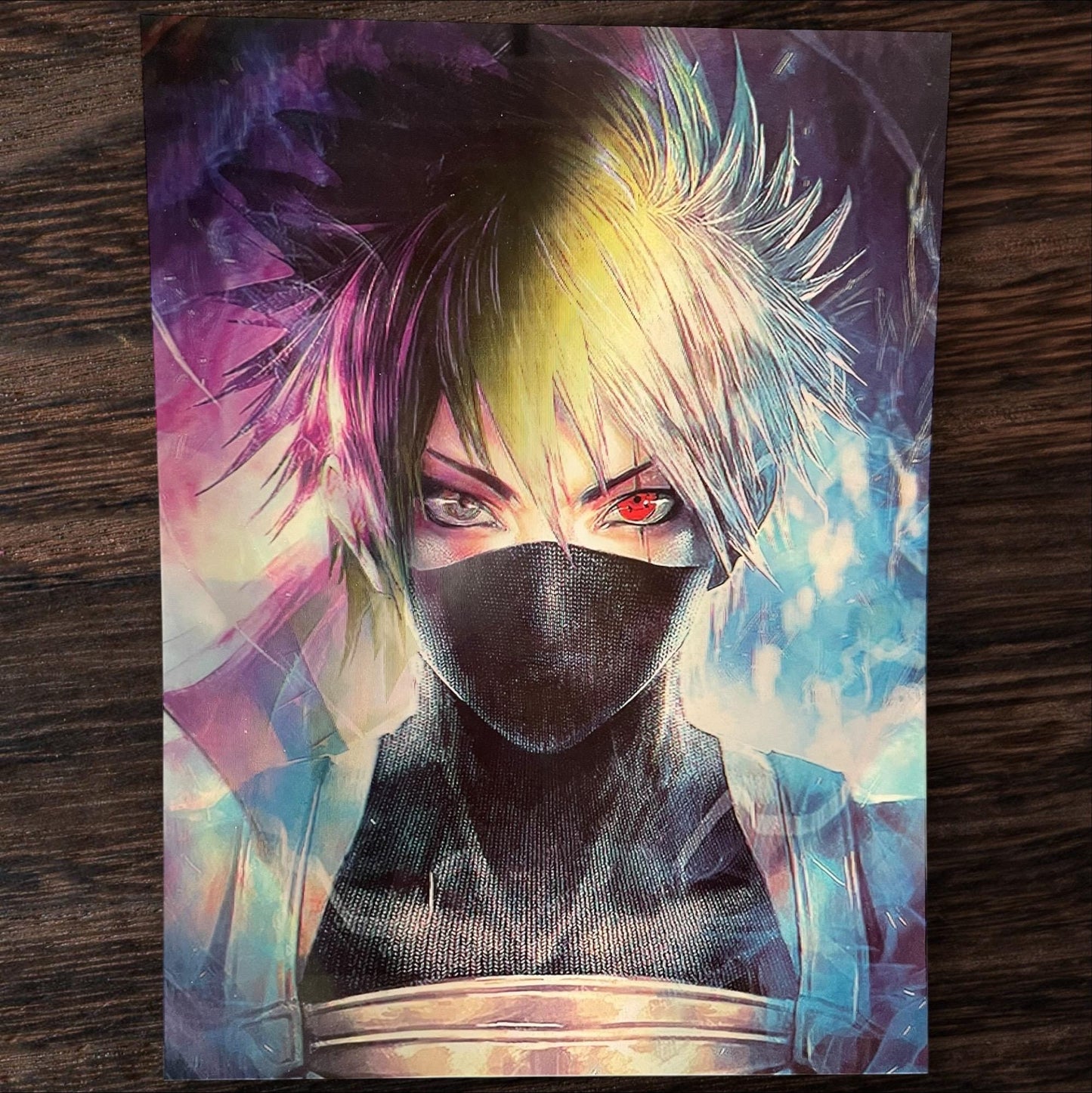 3D poster  3 phases ,  poster, 3D , anime