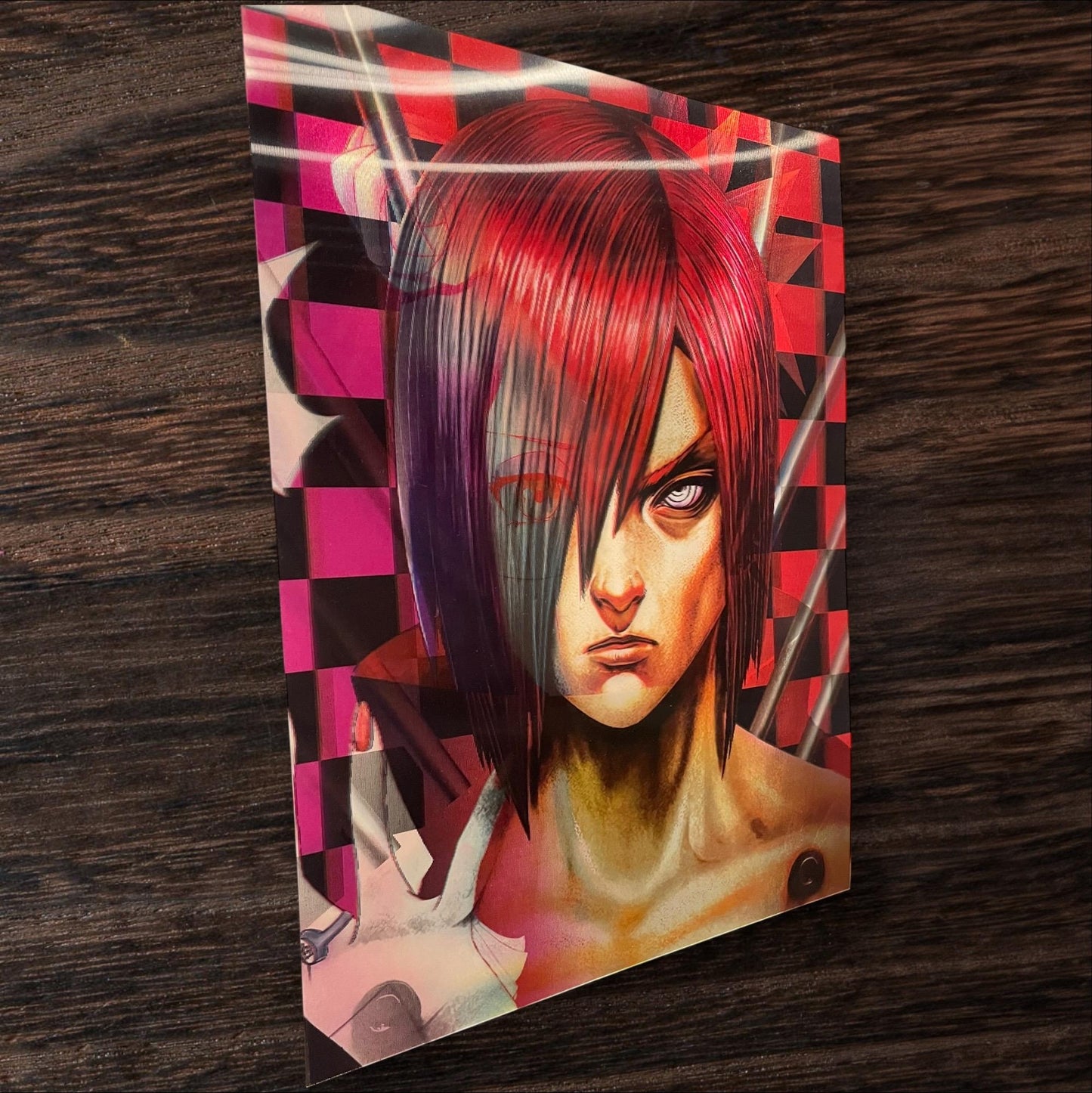 3D poster  3 phases ,  poster, 3D , anime