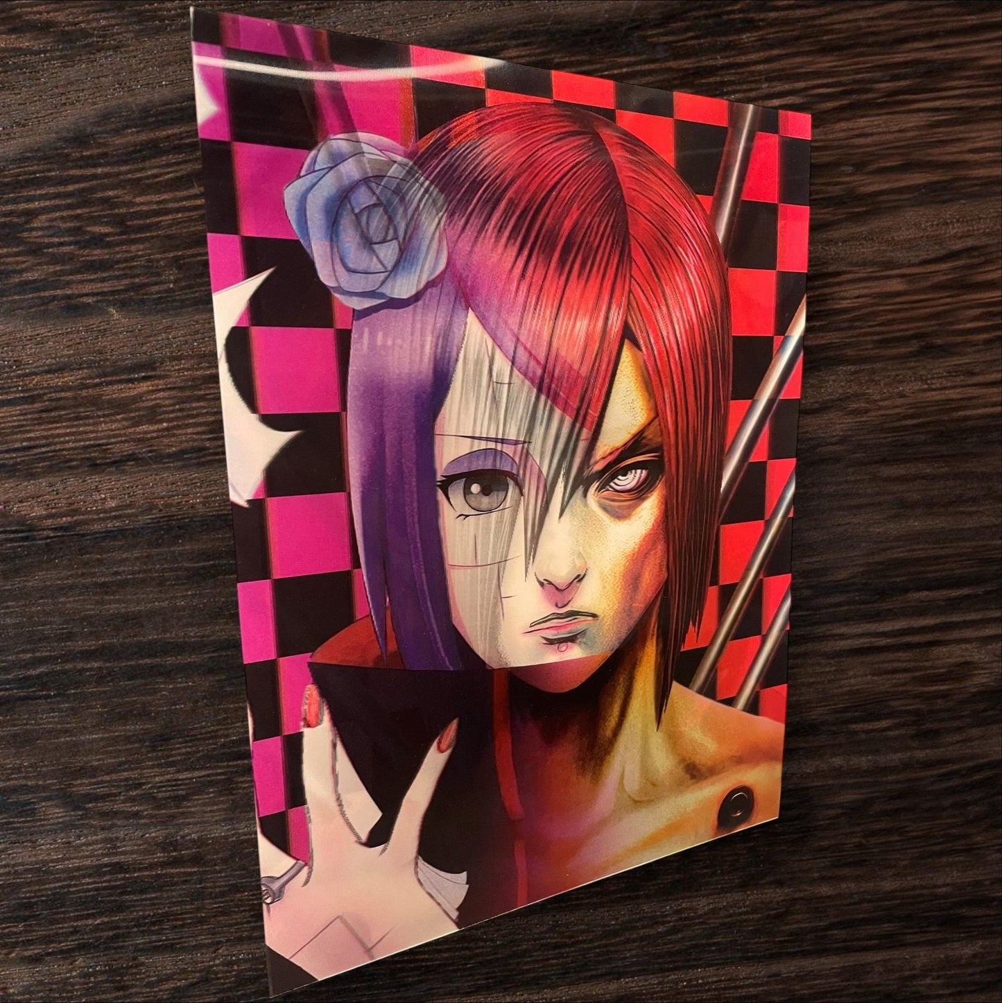 3D poster  3 phases ,  poster, 3D , anime