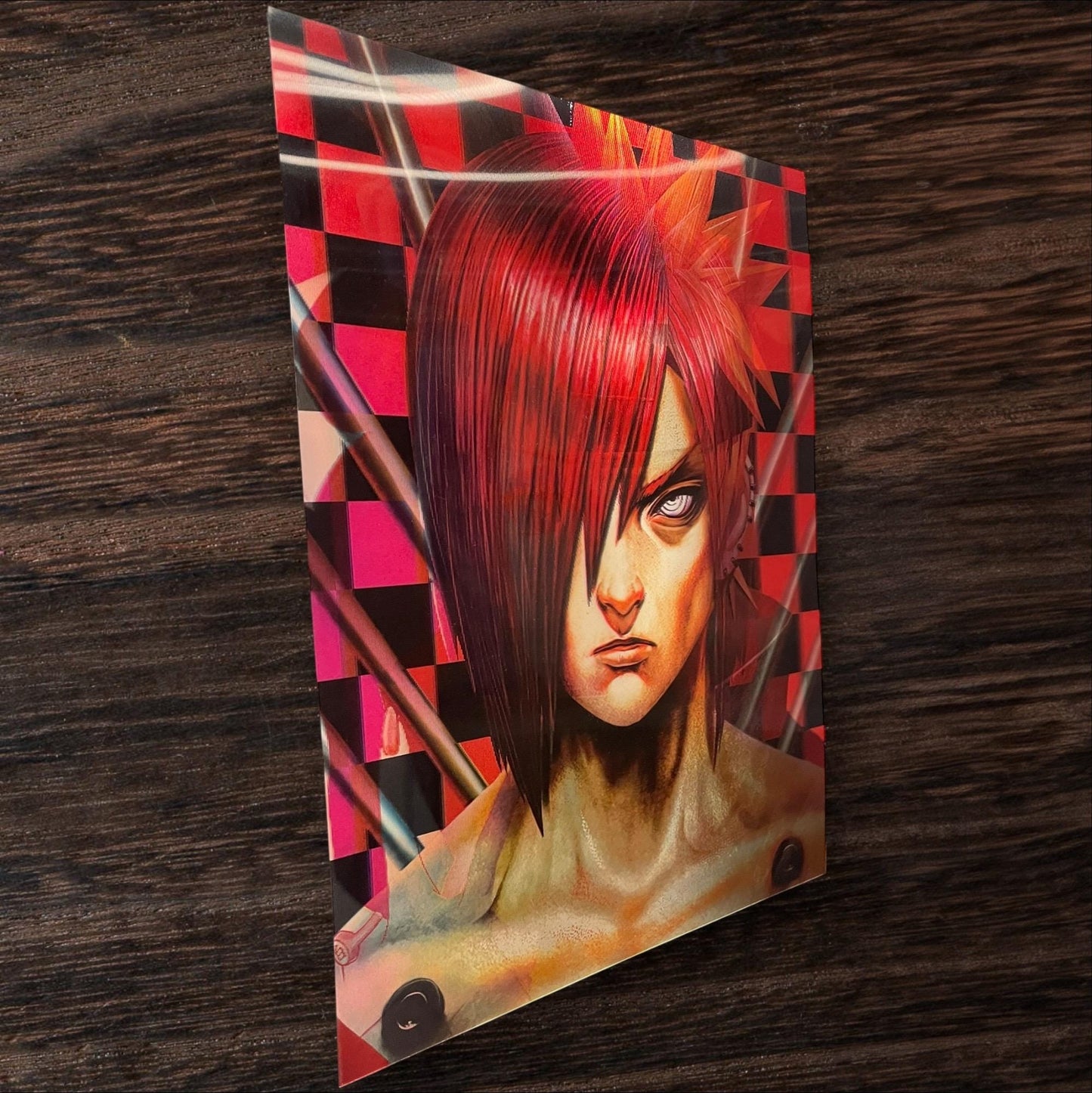3D poster  3 phases ,  poster, 3D , anime