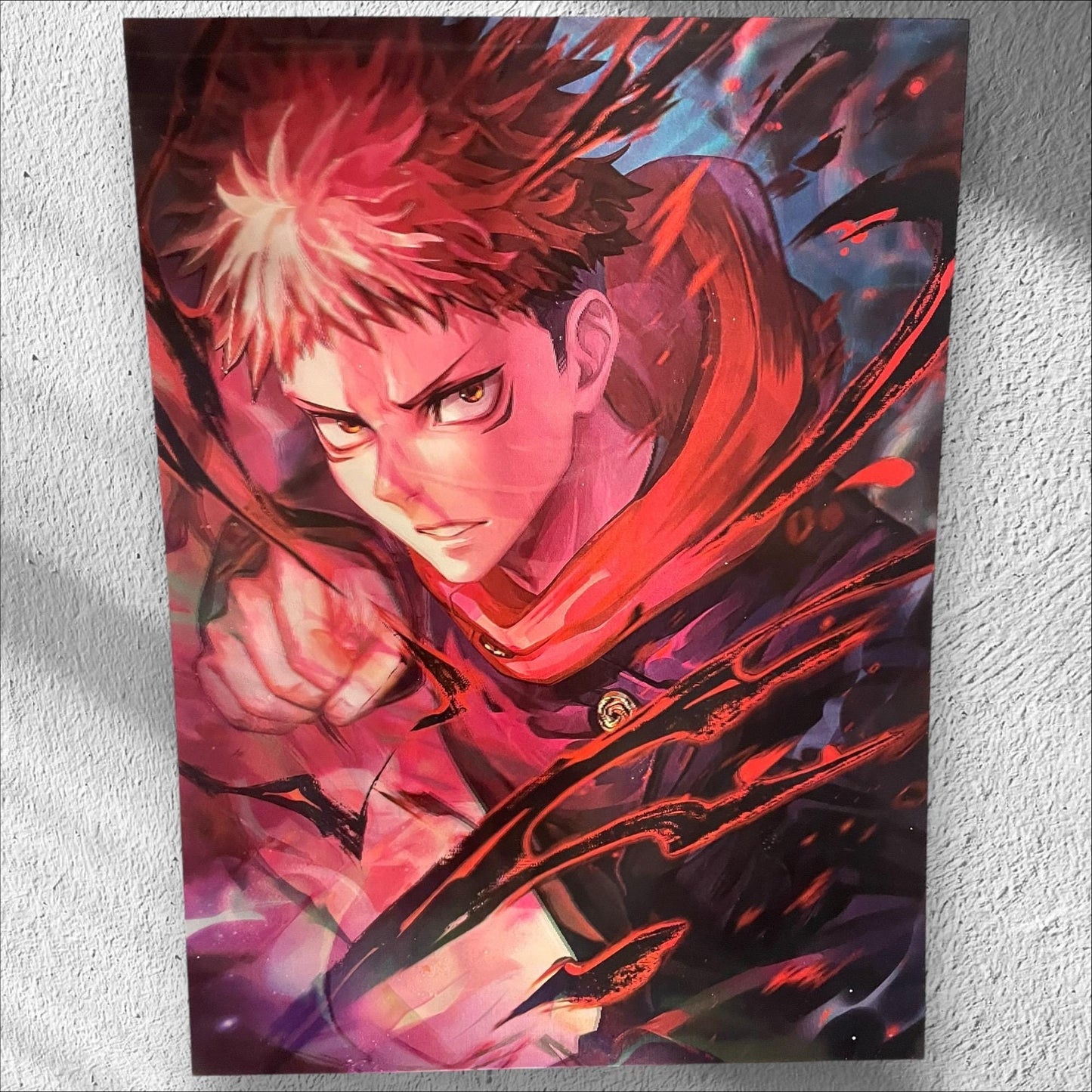 3D poster  3 phases ,  poster, 3D , anime