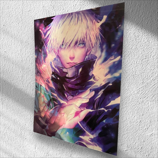 3D poster  3 phases ,  poster, 3D , anime
