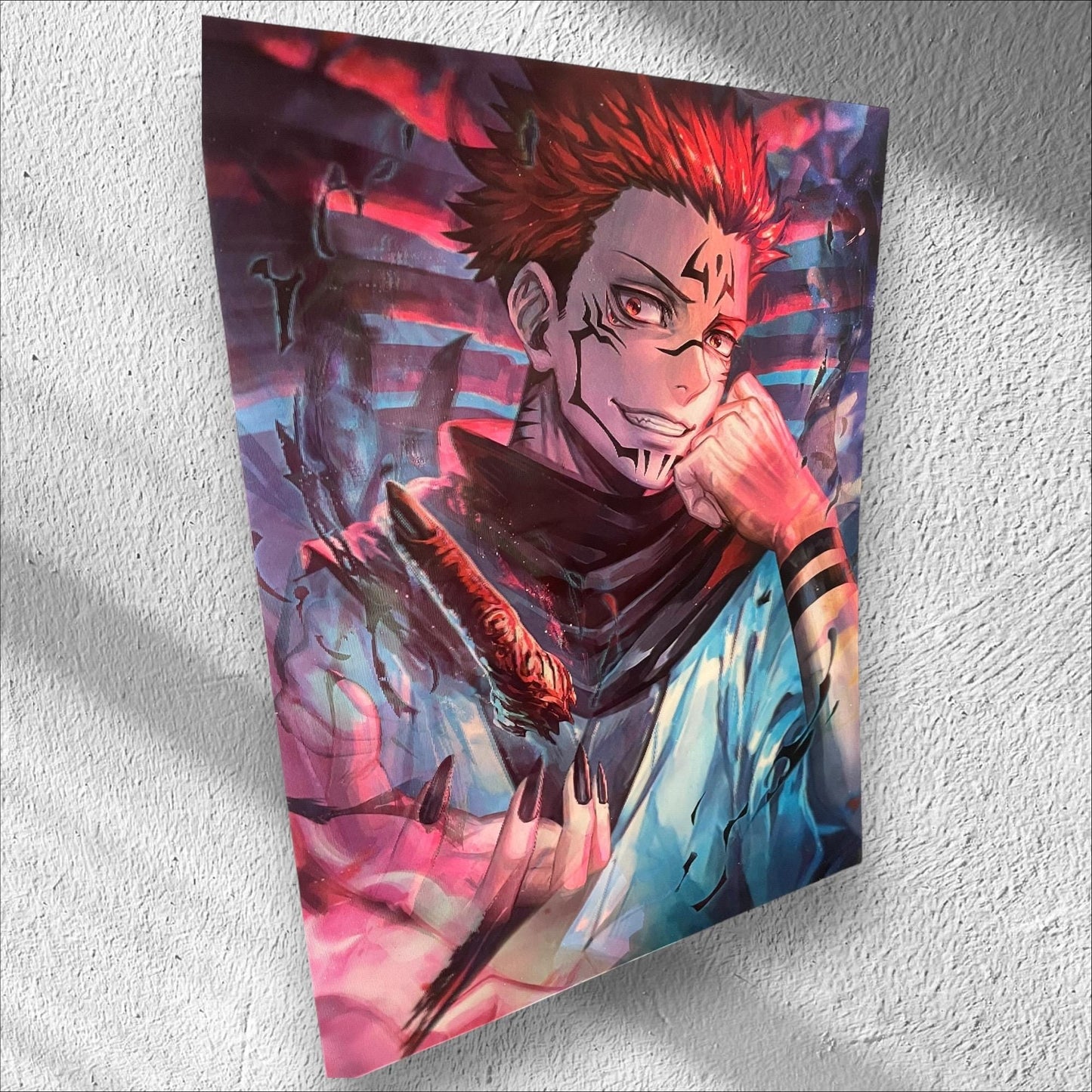 3D poster  3 phases ,  poster, 3D , anime