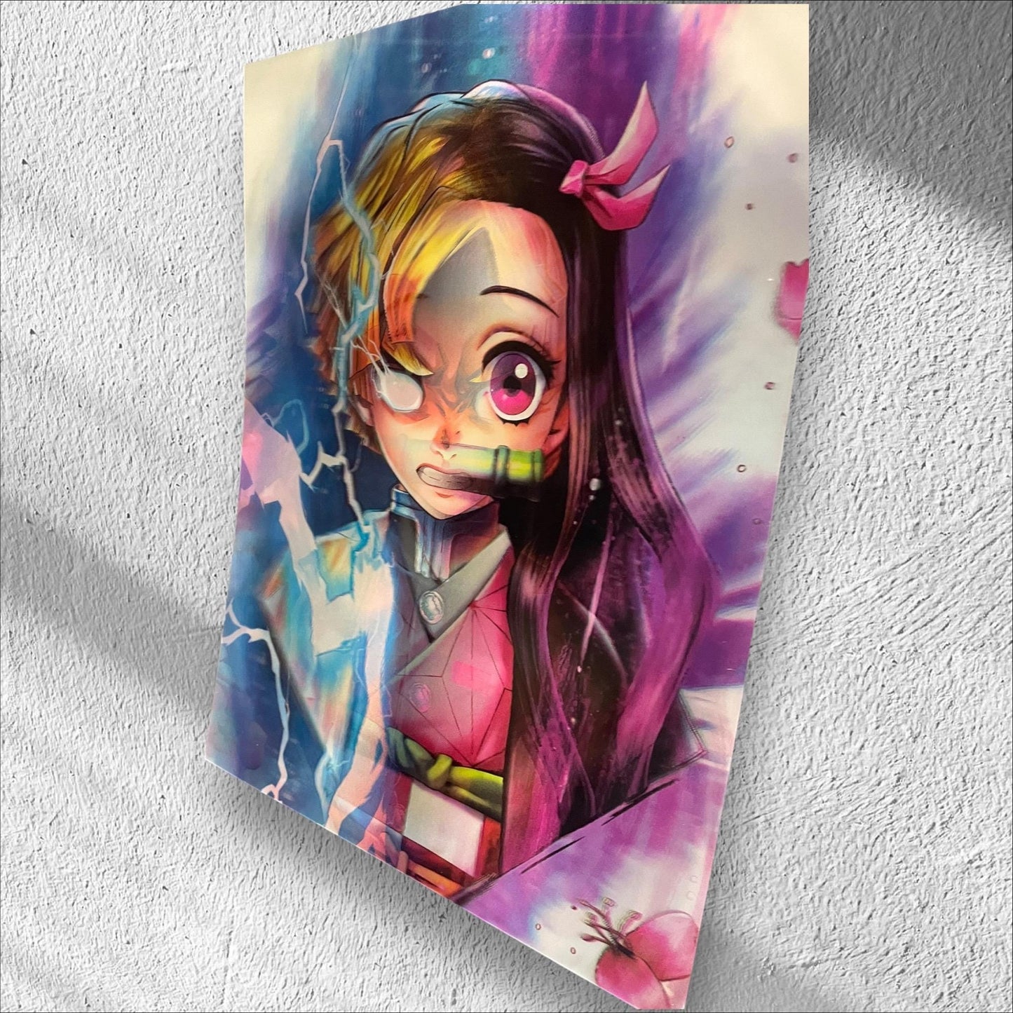 3D poster  4 phases ,  poster, 3D , anime